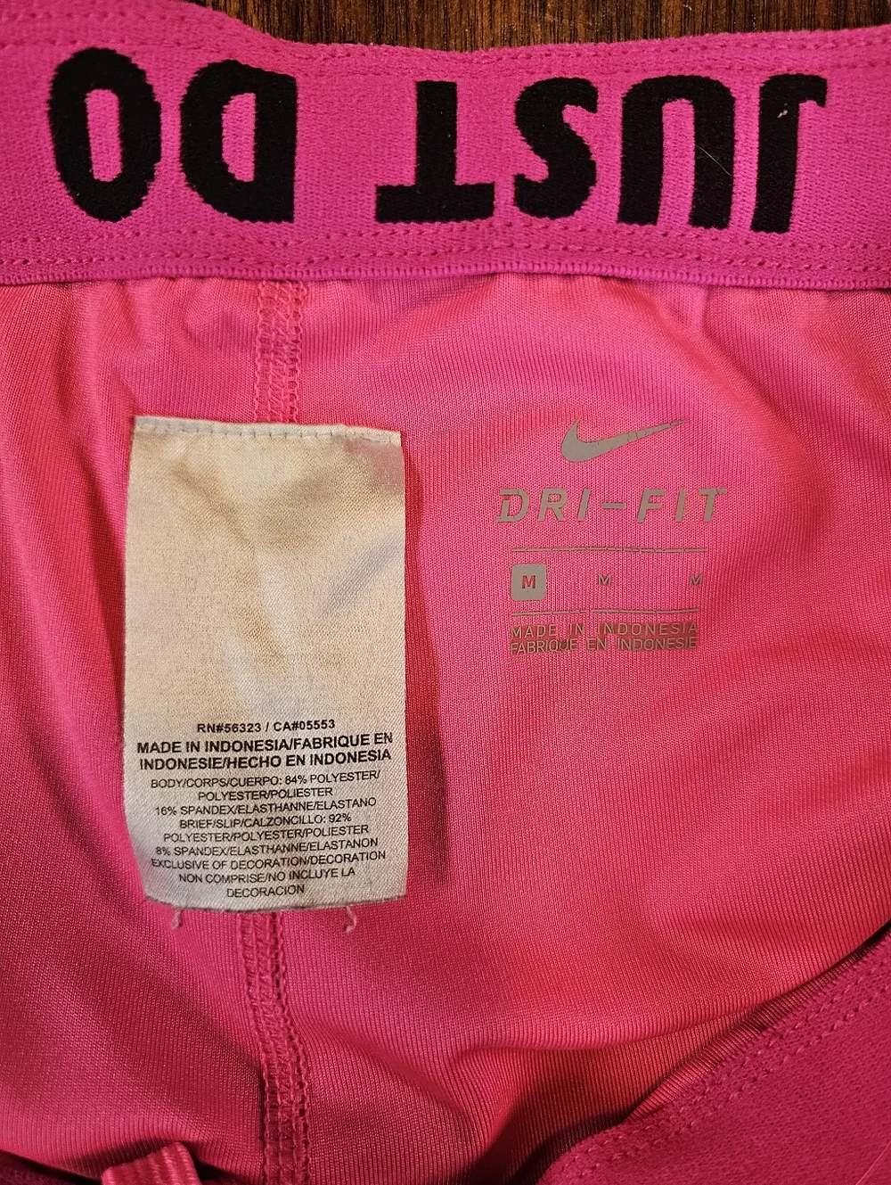 Nikes Women's Shorts Dri-Fit Black And Hot Pink Size Medium